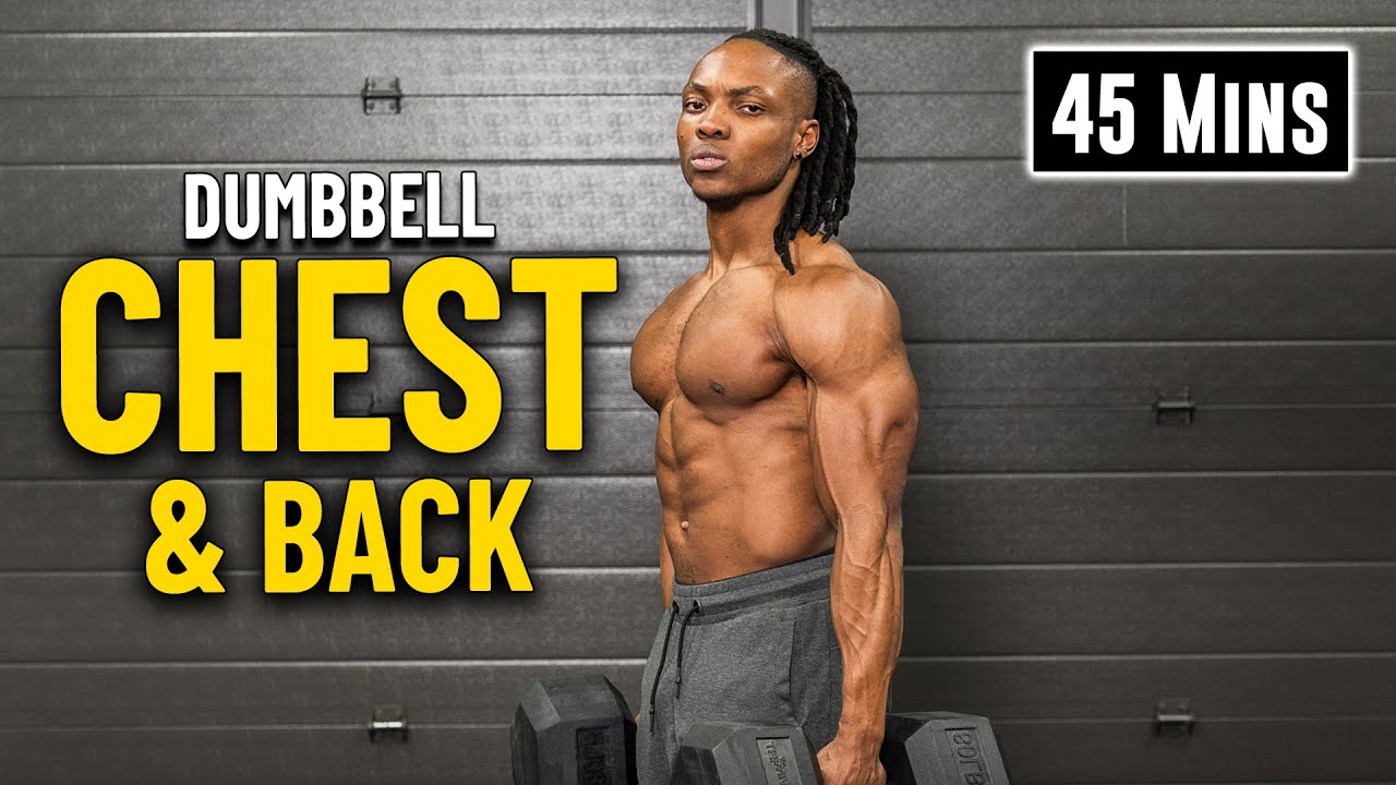 45-Minute Dumbbell Workout To Build Your Chest & Back! | Build Ep. 28