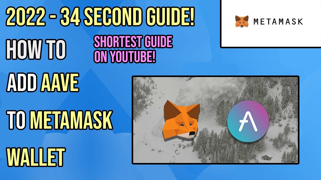 How To Add AAVE To MetaMask | 34 second guide - 2022