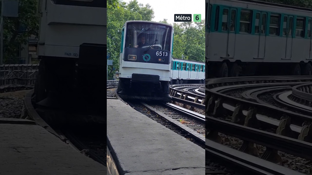 M&eacute;tro ligne 6 : Toujours en grande forme ce bon vieux MP73 &agrave; Corvisart #metro #train