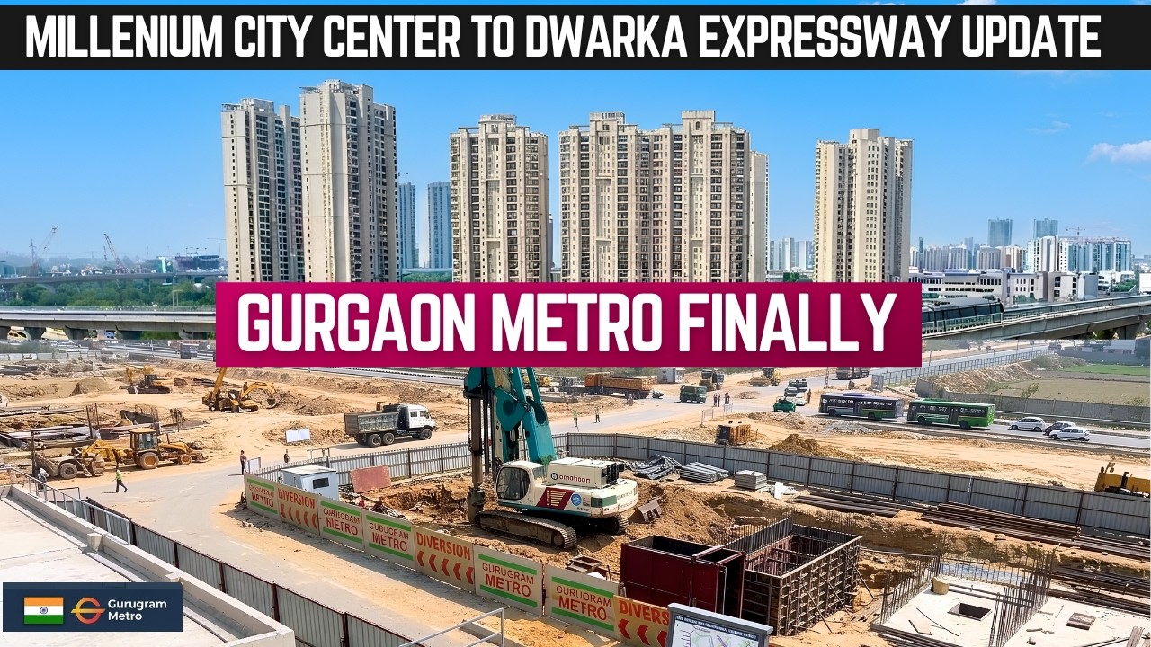 😱 Gurgaon Metro Finally Reaching Dwarka Expressway! Future of Gurgaon is Changing Fast 🇮🇳