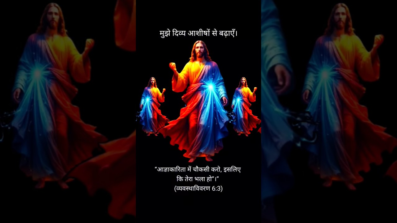 मुझे दिव्य आशीषों से बढ़ाएँ ✝️ 