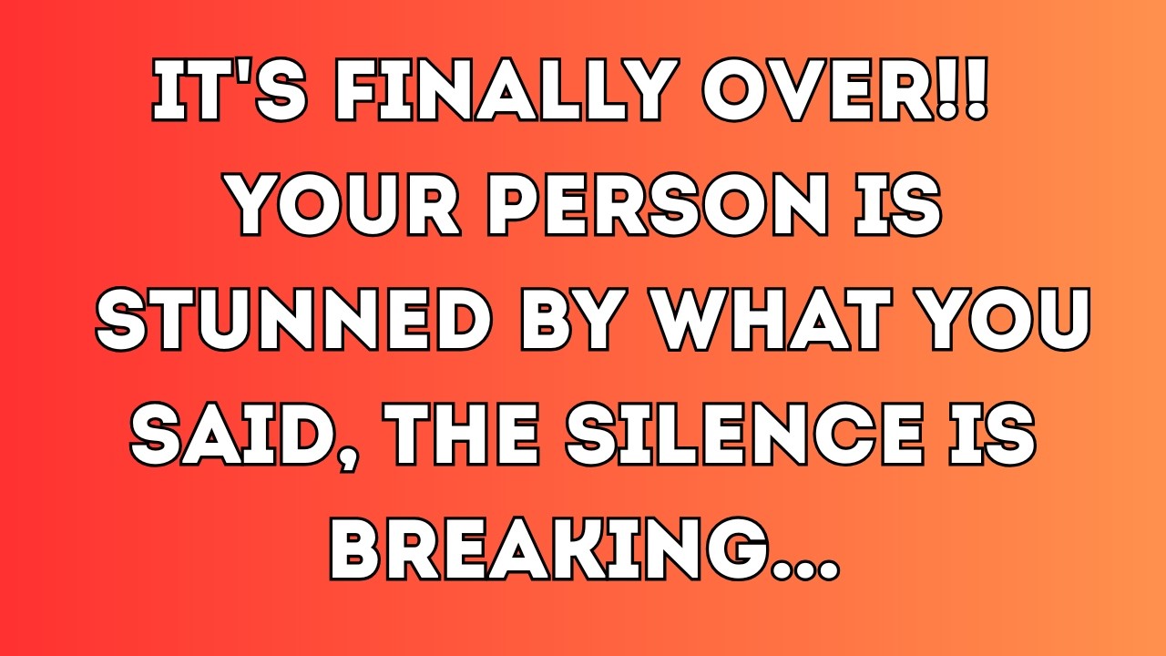 🛑Today god message | It's finally over!! Your person is stunned... | #god #godmessage
