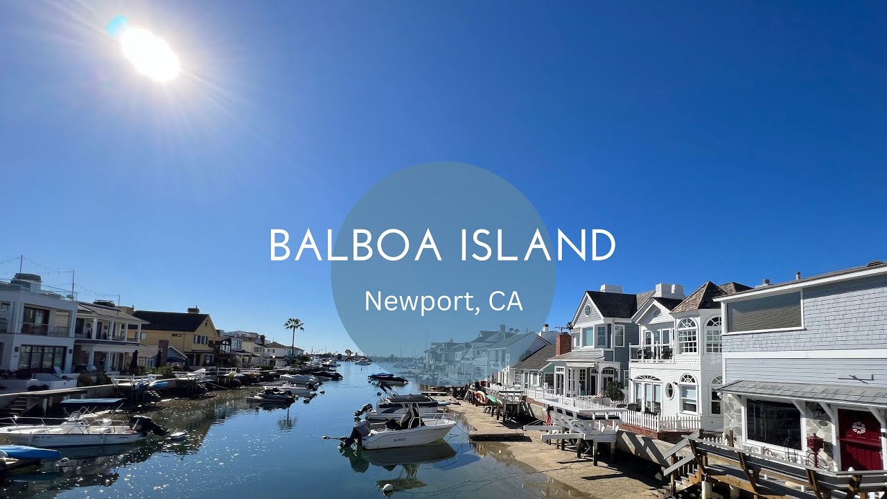 Balboa Island - Newport, CA - 4K Walking Tour
