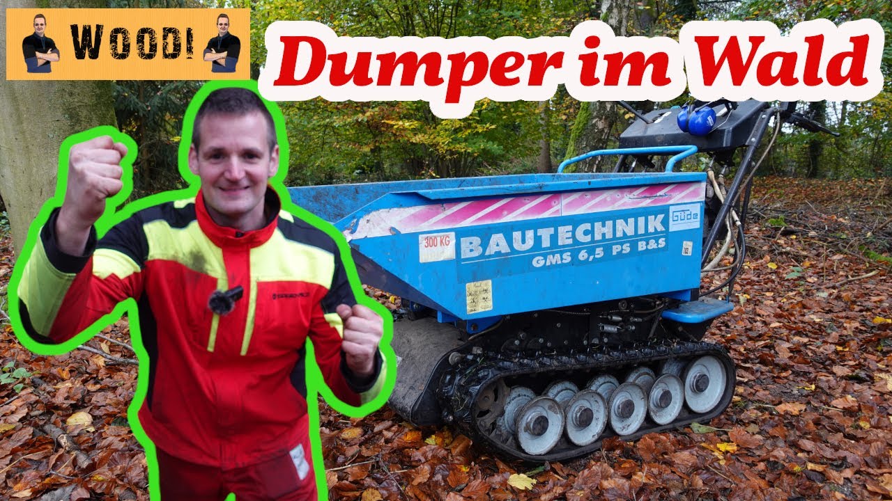 Dumper im Wald - Für wen macht ein Raupendumper sinn? Woodi