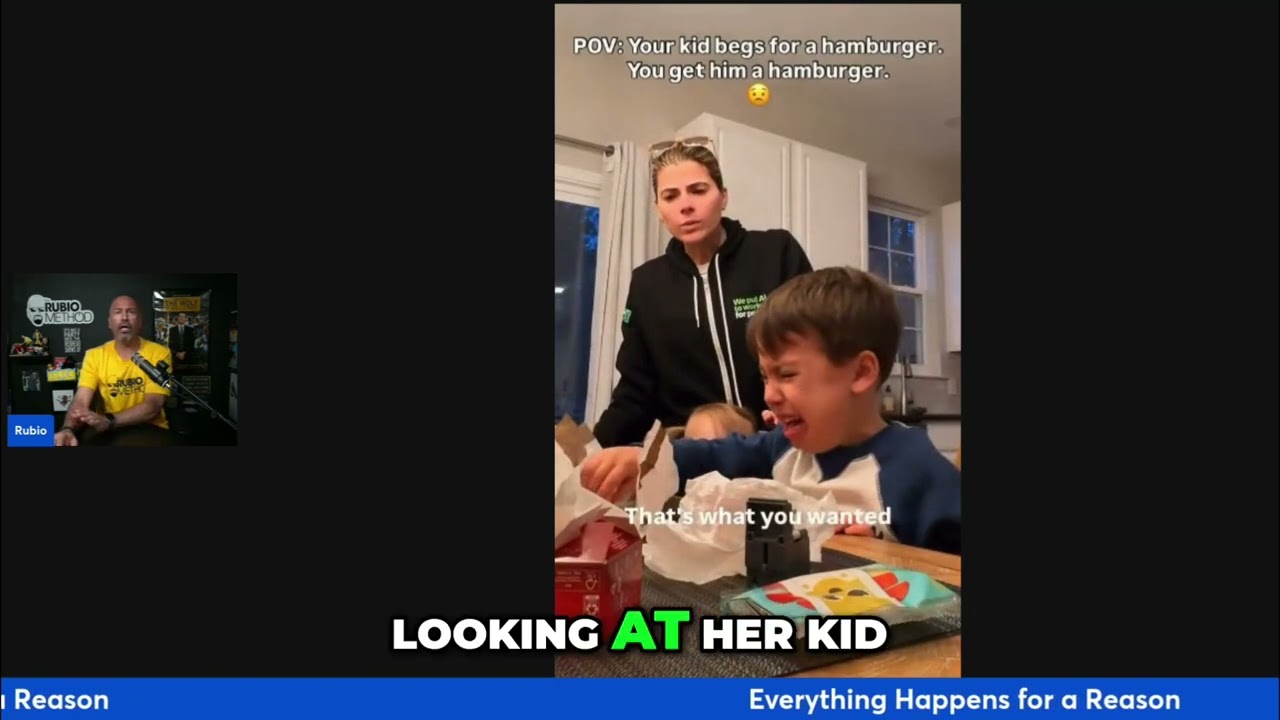 Kid Begs for Hamburger: Mom's POV, Viral TikTok! #shorts