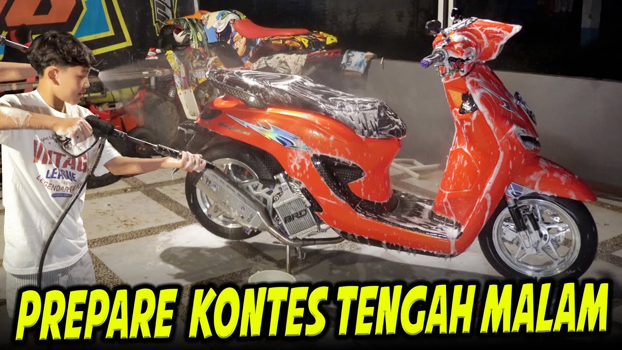 DIMAS SEMANGAT KONTES!! CUCI TENGAH MALAM PREPARE KONTES PEKALONGAN..