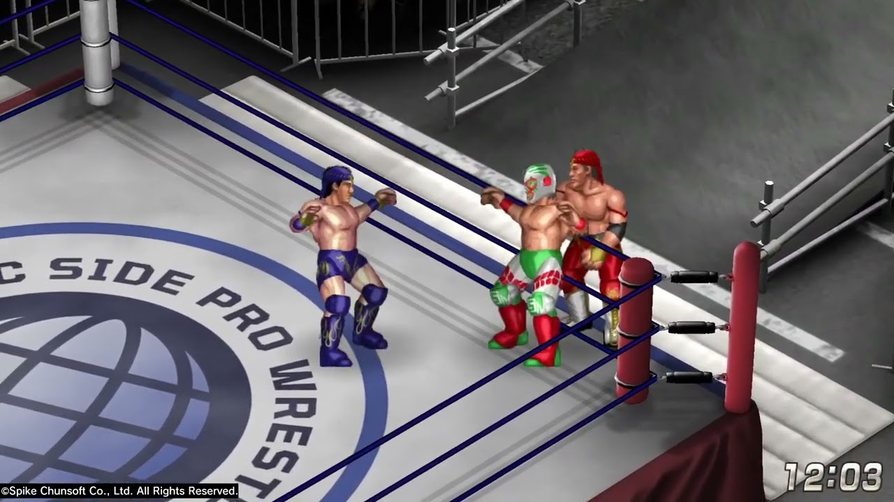 太平洋側プロレス第十六回大会第六試合バンテラス&ボーズVS北&小倉