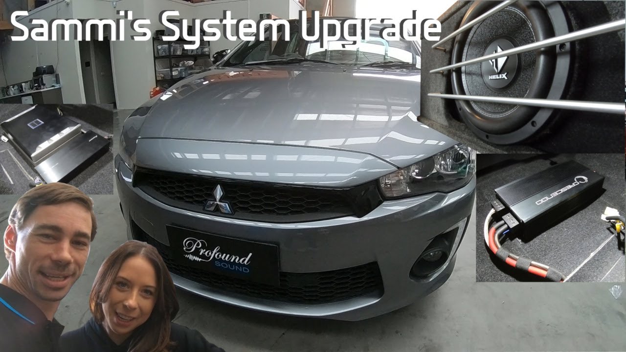 Обновление сабвуфера и усилителя Crescendo для Lancer Black Edition от Сэмми!!