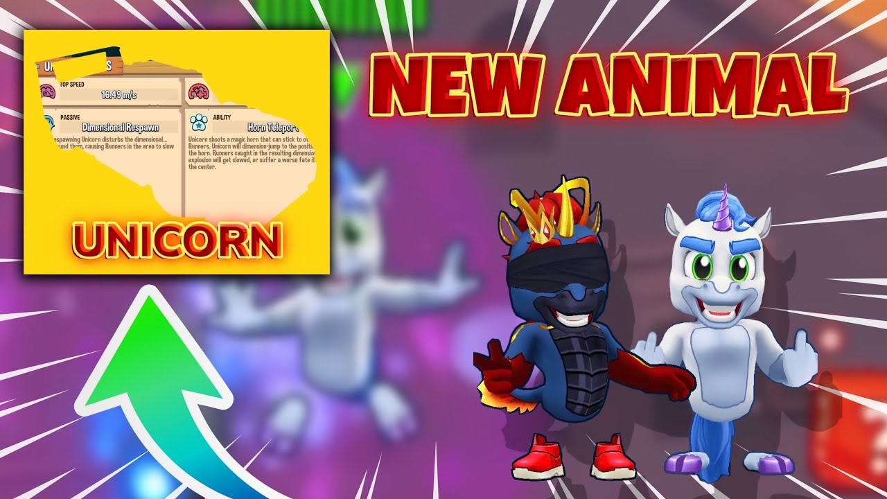 #funrun4 • we try the new animal • UNICORN
