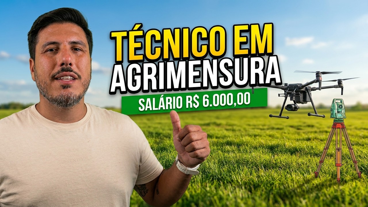 Agrimensura: a profissão técnica que paga bem e tem emprego garantido no futuro