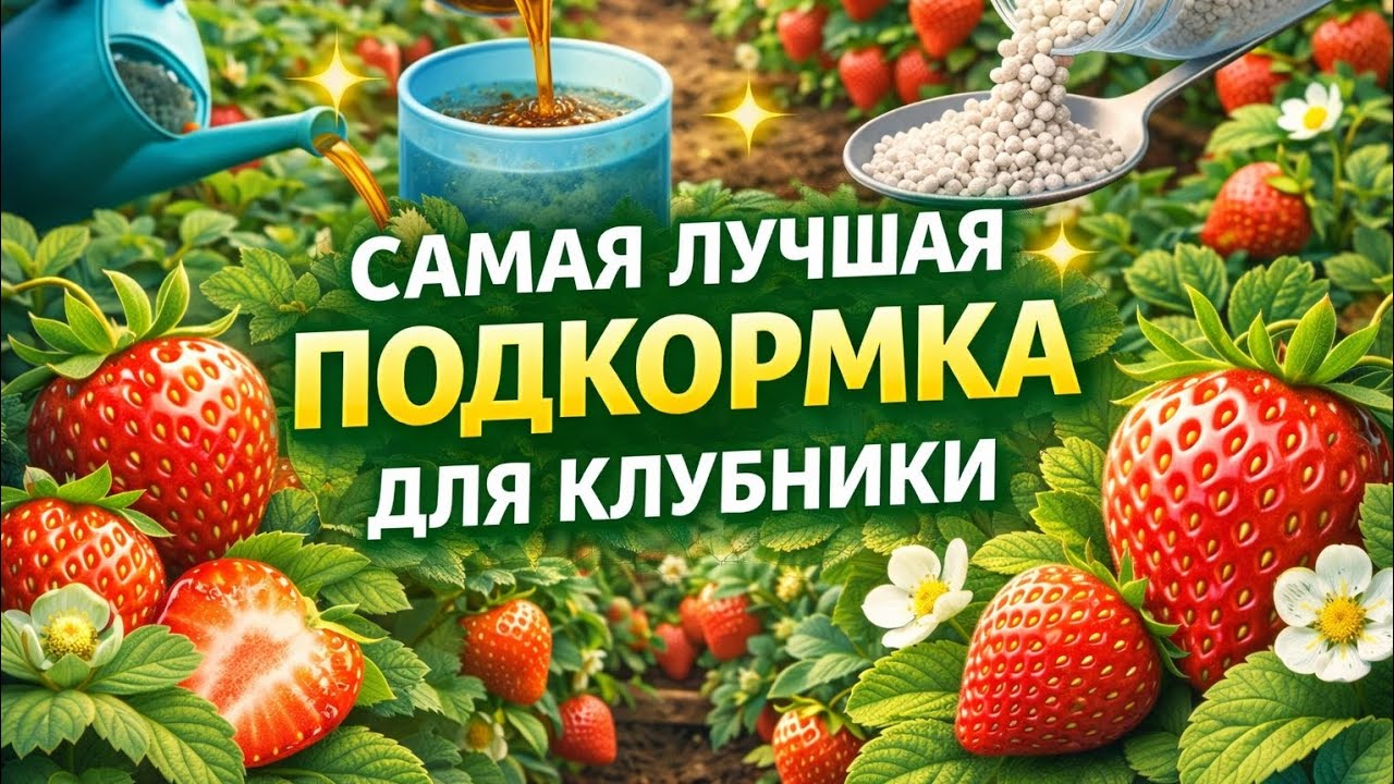 Самая лучшая подкормка и обработка для клубники