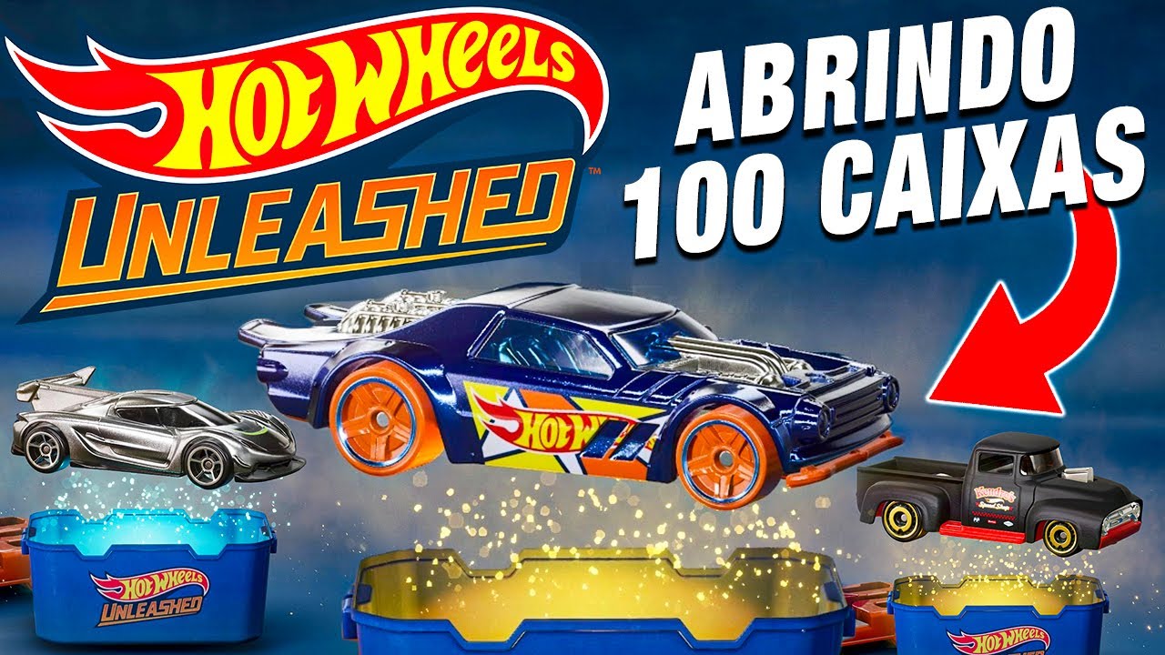 ABRINDO 100 CAIXAS SURPRESA NO HOT WHEELS UNLEASHED!! (GANHEI MUITOS CARROS RAROS)