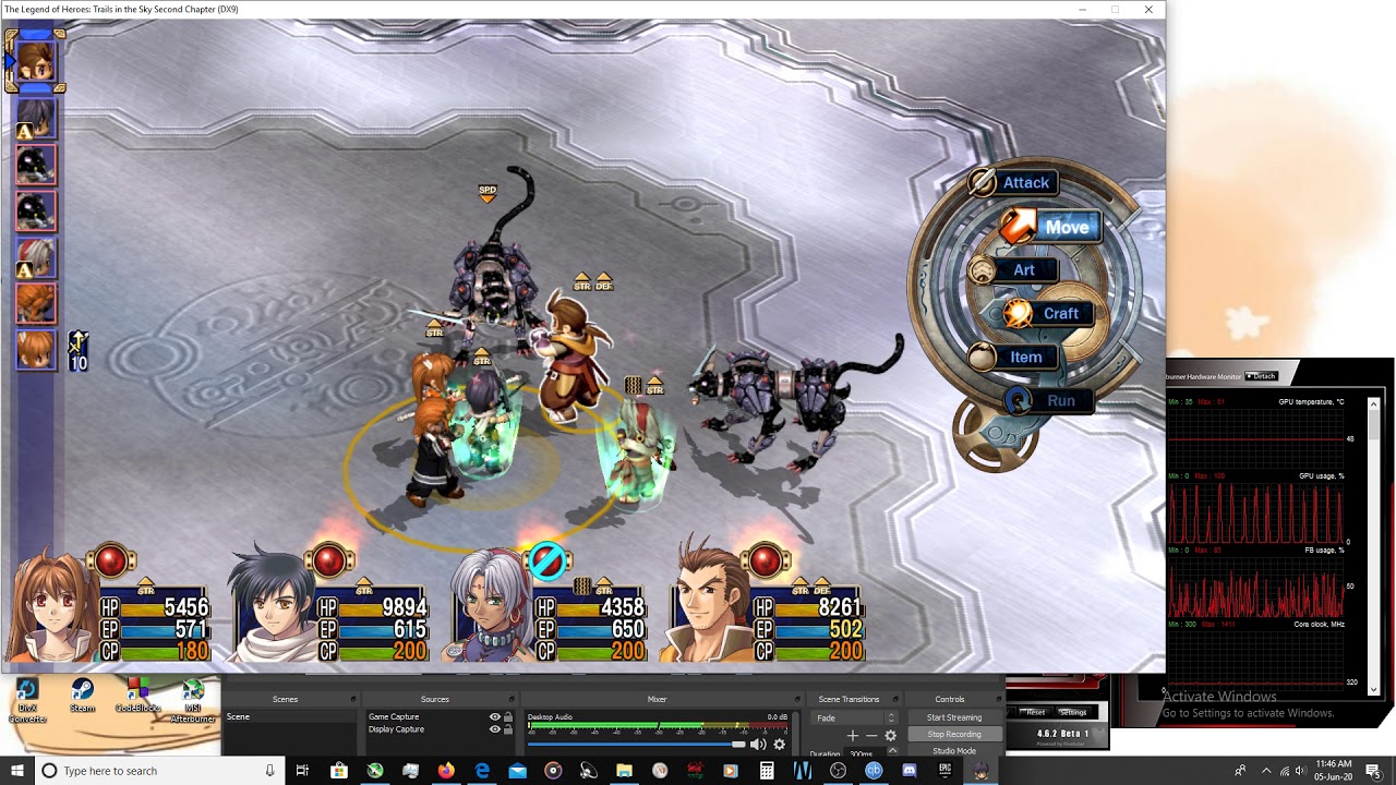 Trails in the Sky SC - Axis Pillar Walter Fight