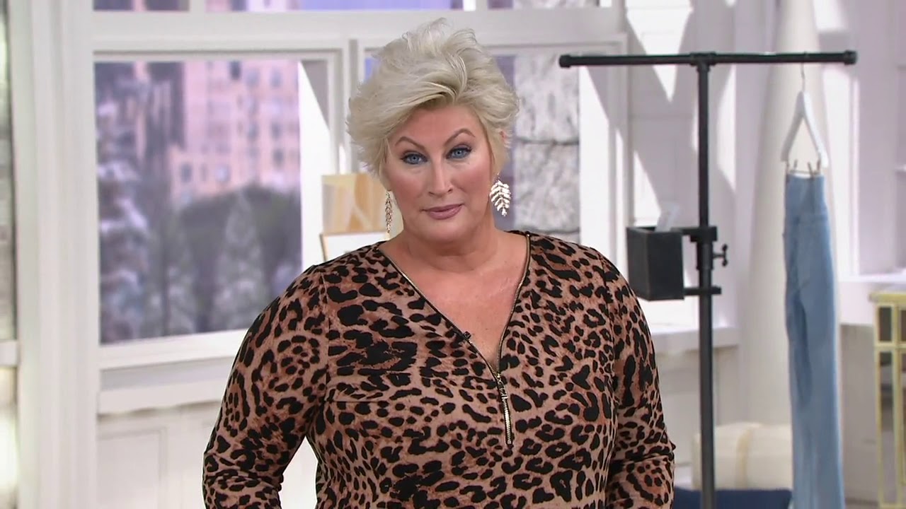 Belle by Kim Gravel Flexibelle Pull-On Camo Cuffed Jeans on QVC