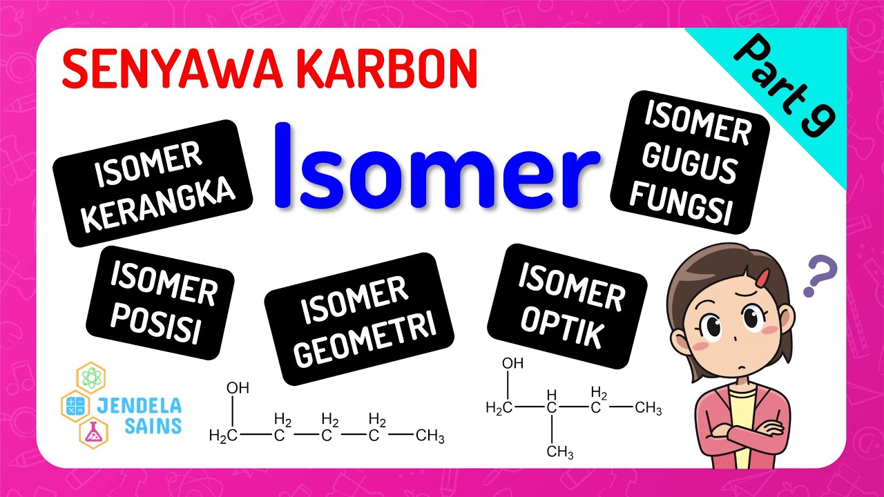 Senyawa Karbon Turunan Alkana • Part 9: Isomer Senyawa Karbon Turunan Alkana