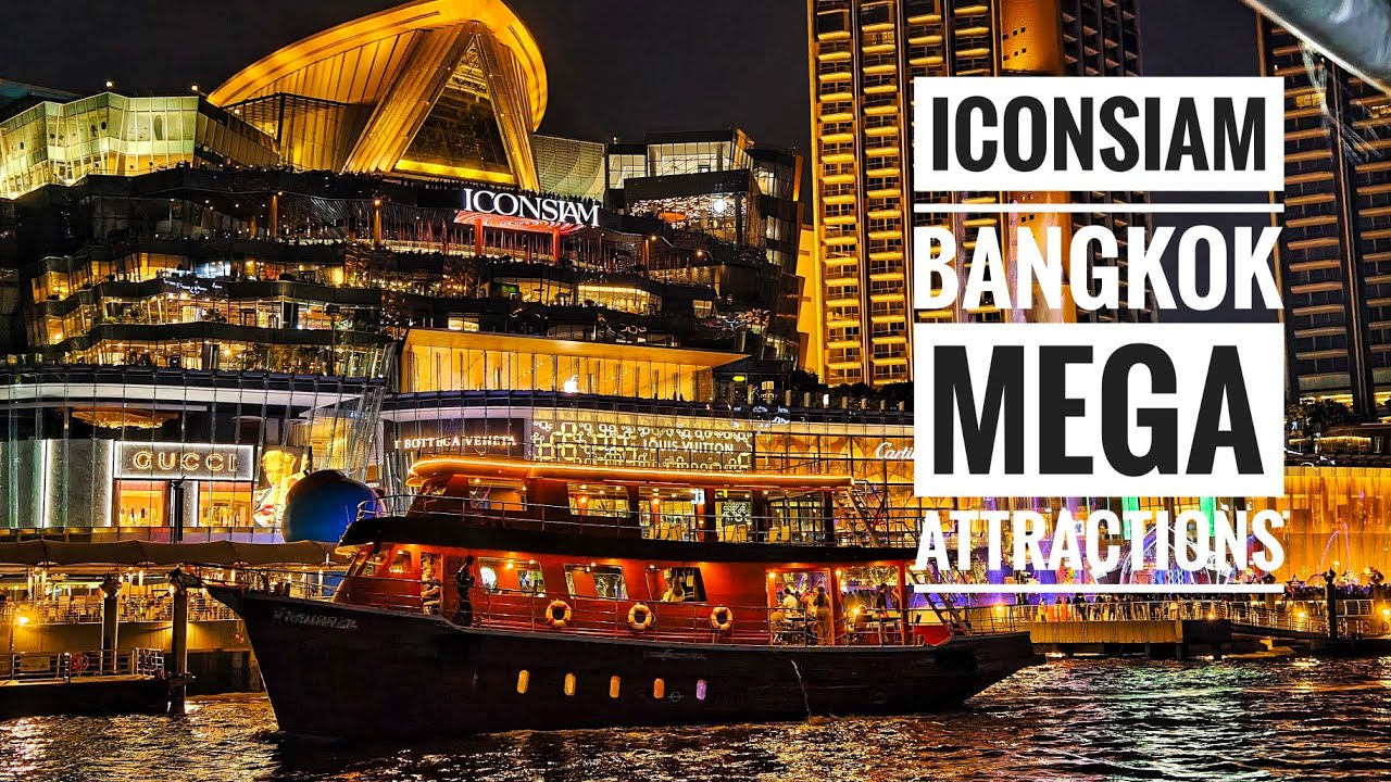 Iconsiam Bangkok Mega Attractions | The Walking Tour 4K Thailand