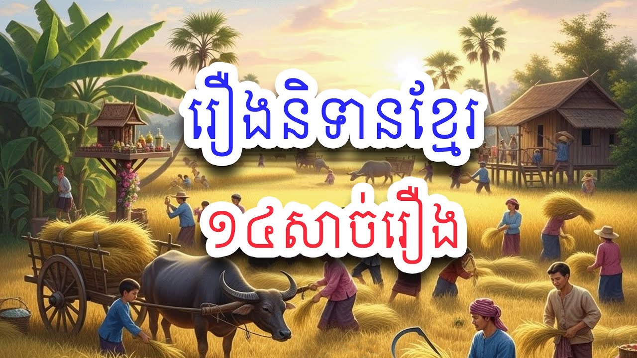 រឿងនិទានខ្មែរ ១៤ សាច់រឿងទុកស្ដាប់មុនចូលគេង