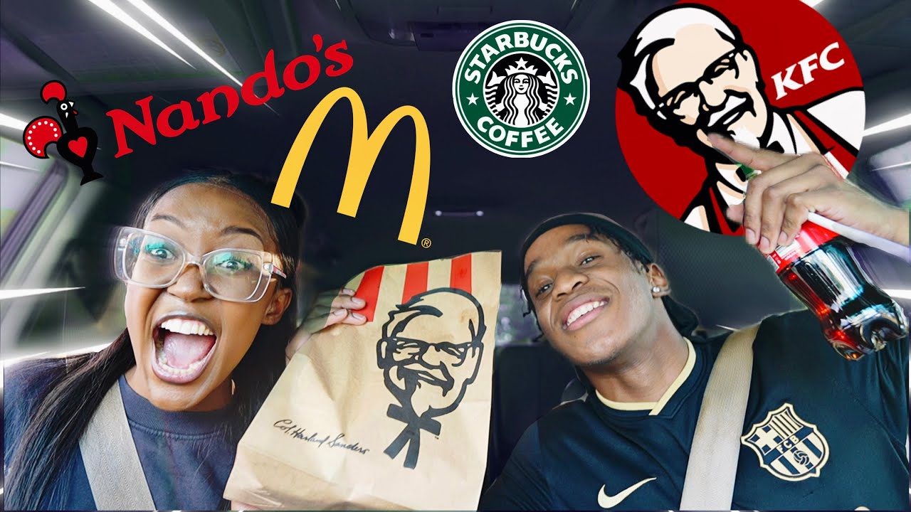 LETTING THE PERSON IN FRONT OF US DECIDE WHAT WE EAT FOR 24 HOURS!! ft. @AtoLeb