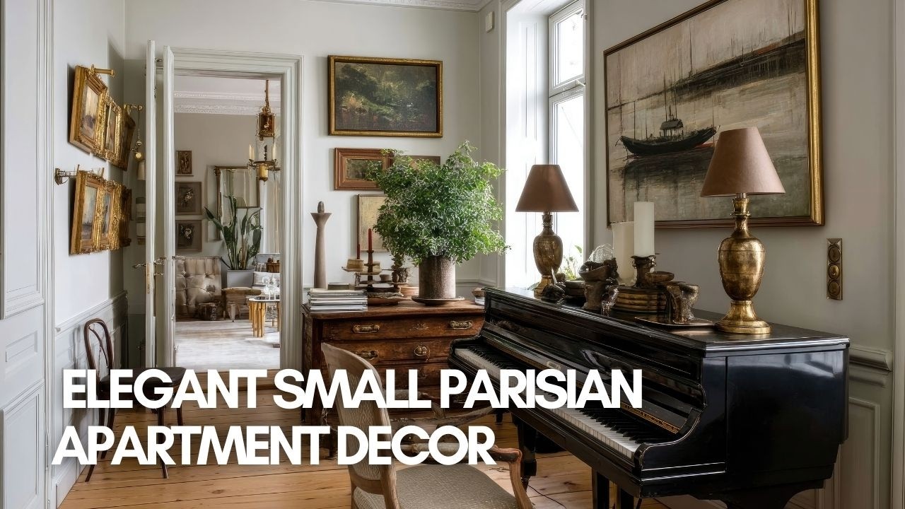 Elegant Small Parisian Apartment | Cozy, Chic & Functional Studio Ideas