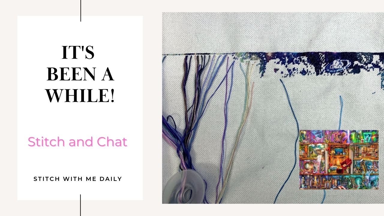 The Grand Library cross stitch and chat - Heaven and Earth Designs Full Coverage Flosstube