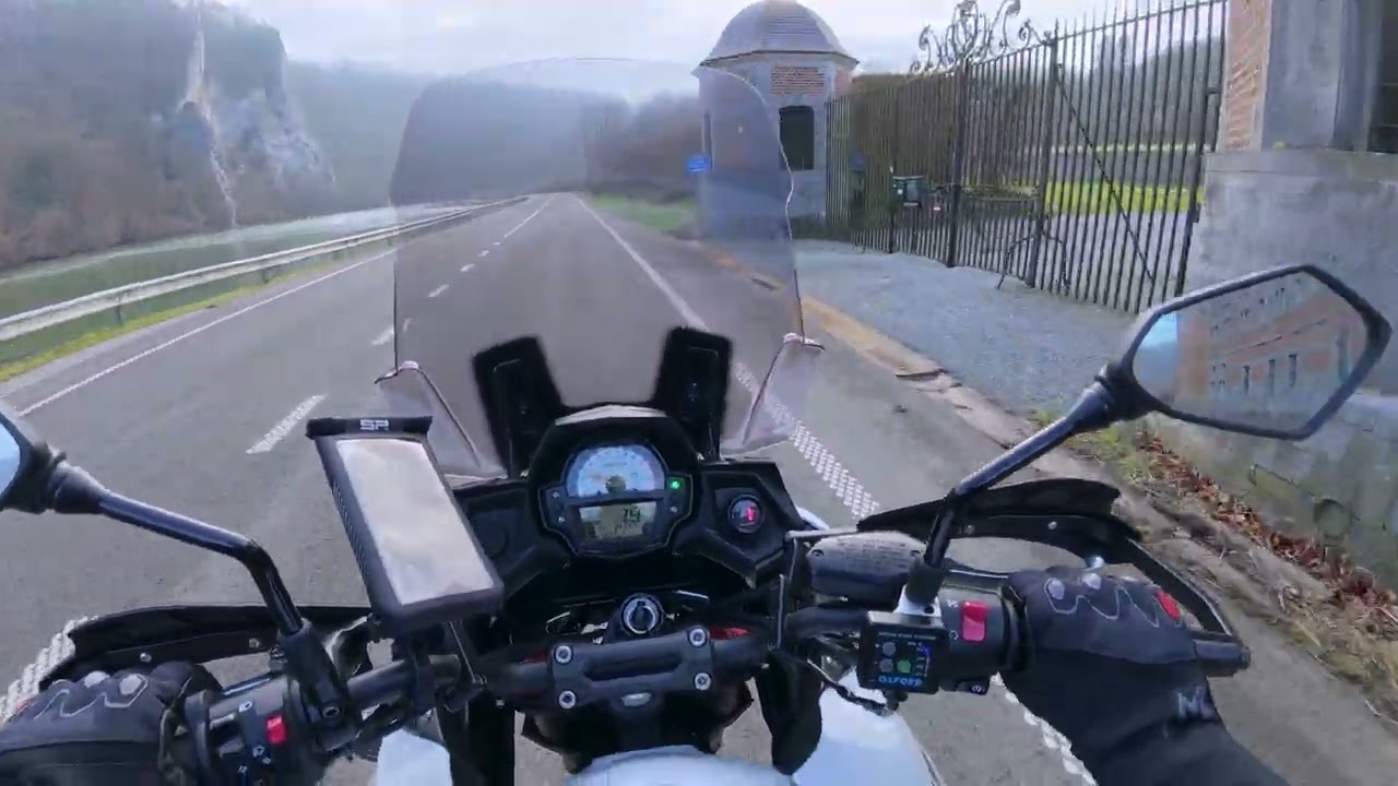 🌊 Riding the Meuse | POV Moto Cruise Through Dinant