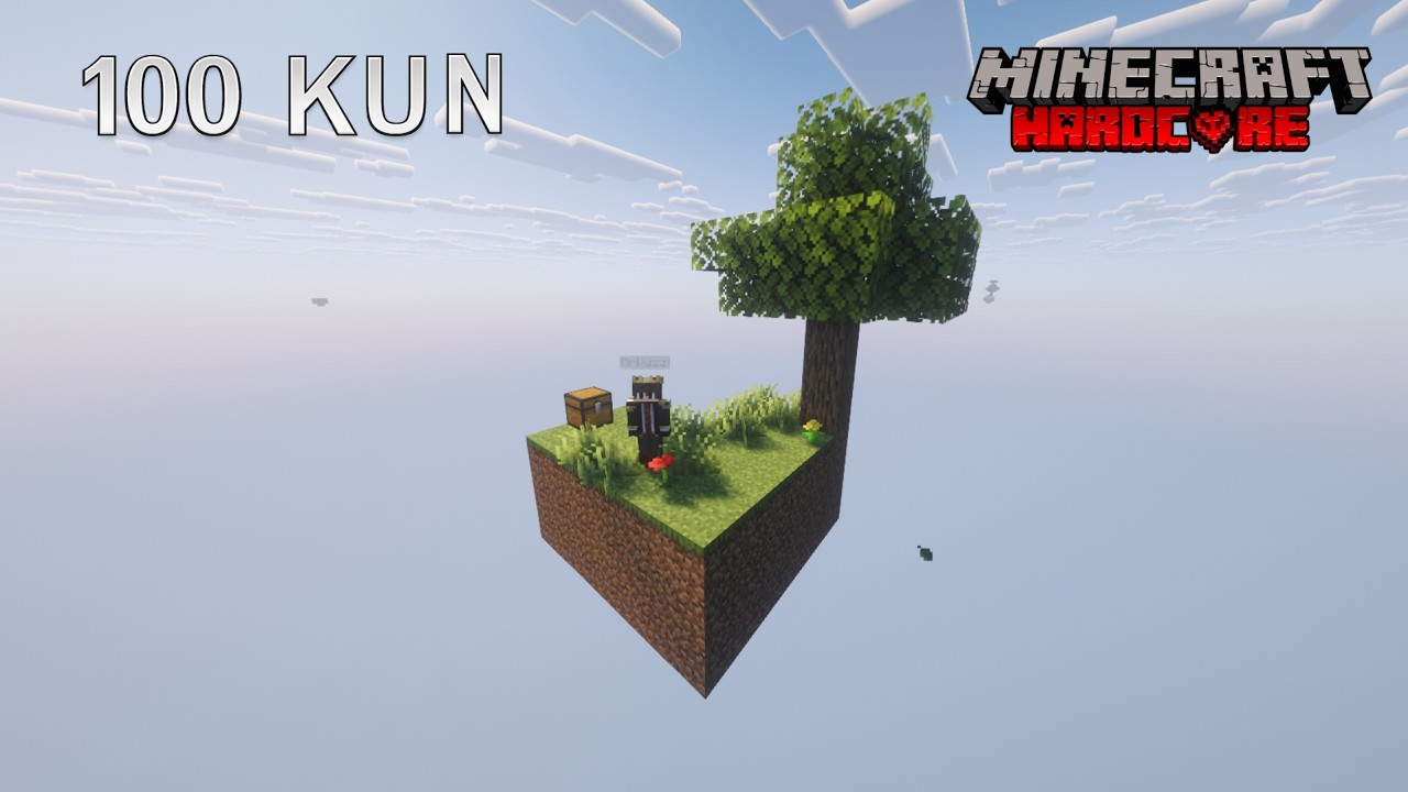 SKYBLOCKDA 100 KUN YASHAYMIZ