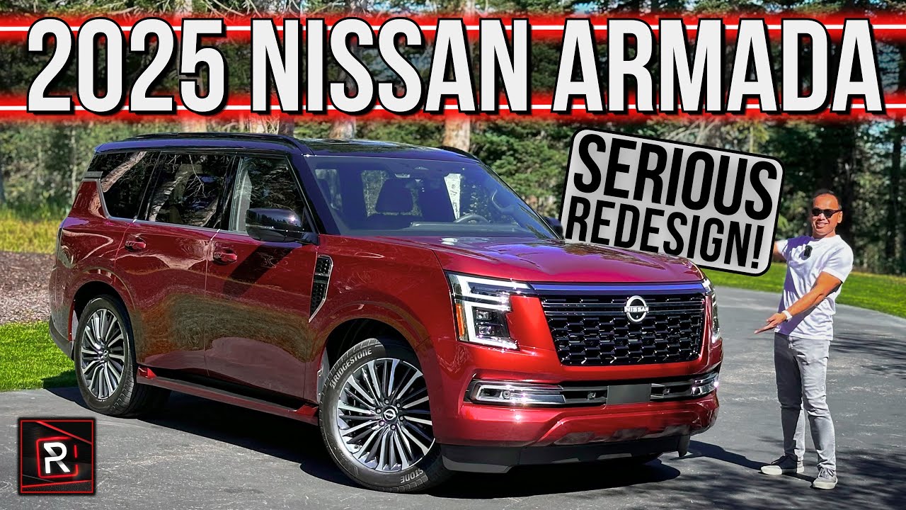 The 2025 Nissan Armada Gets A Thorough Makeover To Better Patrol The Street & Trails