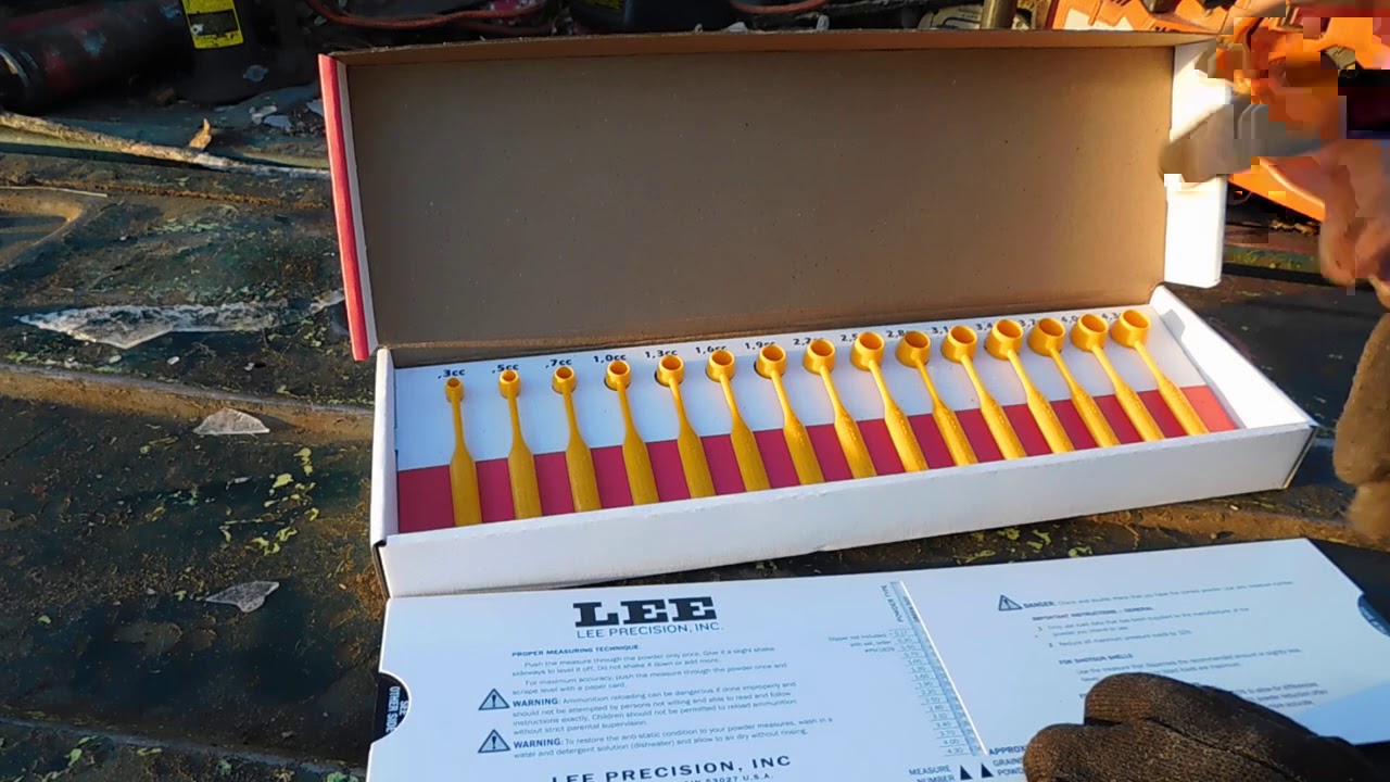 Lee powder measure kit