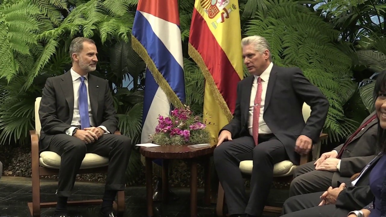 Recibimiento oficial a Sus Majestades los Reyes. Viaje de Estado a Cuba.