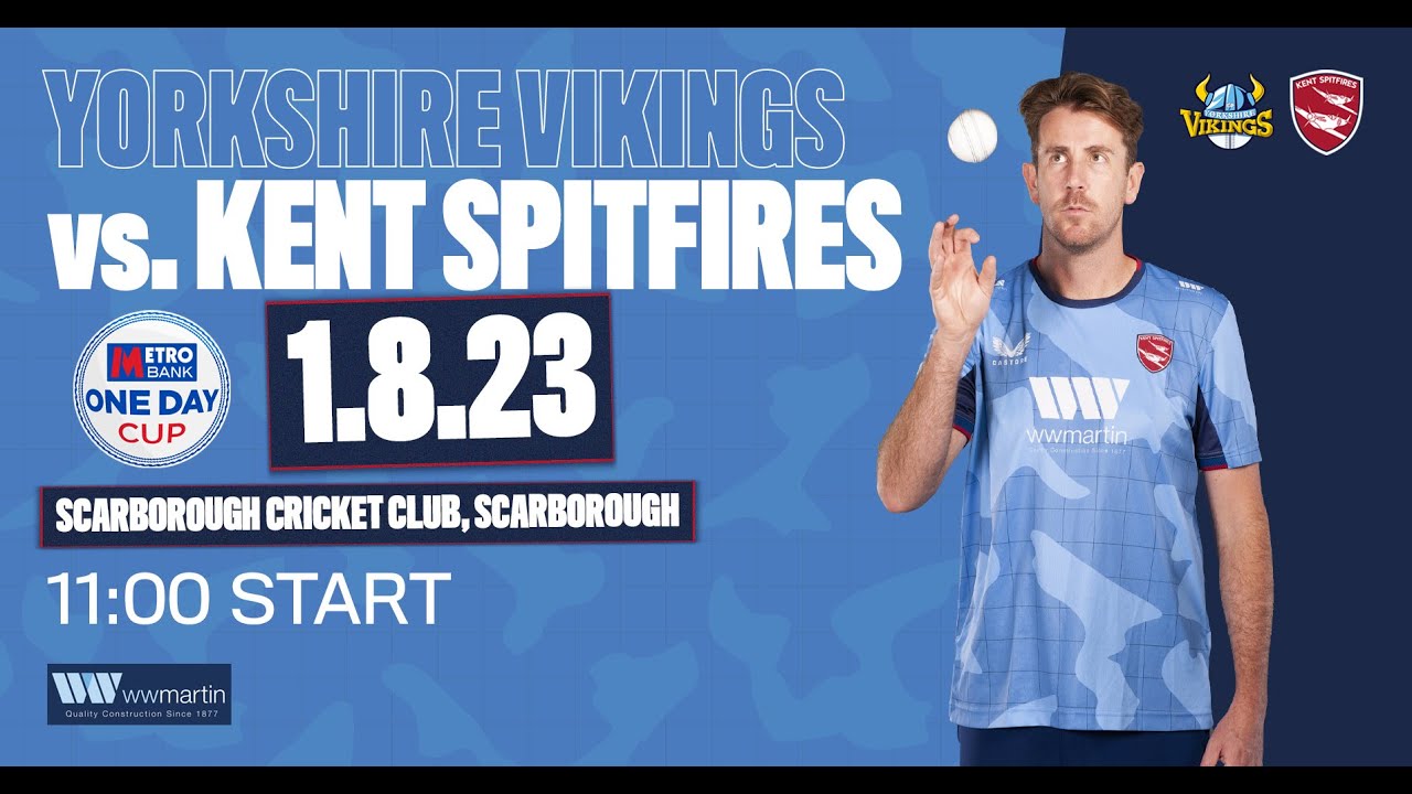 🎥 Highlights | Yorkshire Vikings vs. Kent Spitfires