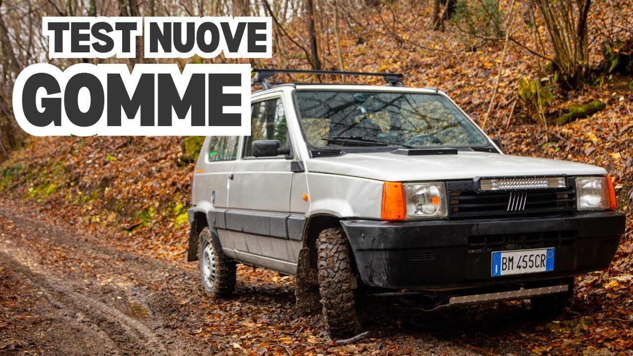 TEST su fango delle nuove gomme per PANDA 4X4 !