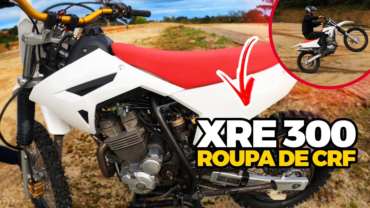 ADAPTAÇÃO DA ROUPA DE CRF NA XRE 300
