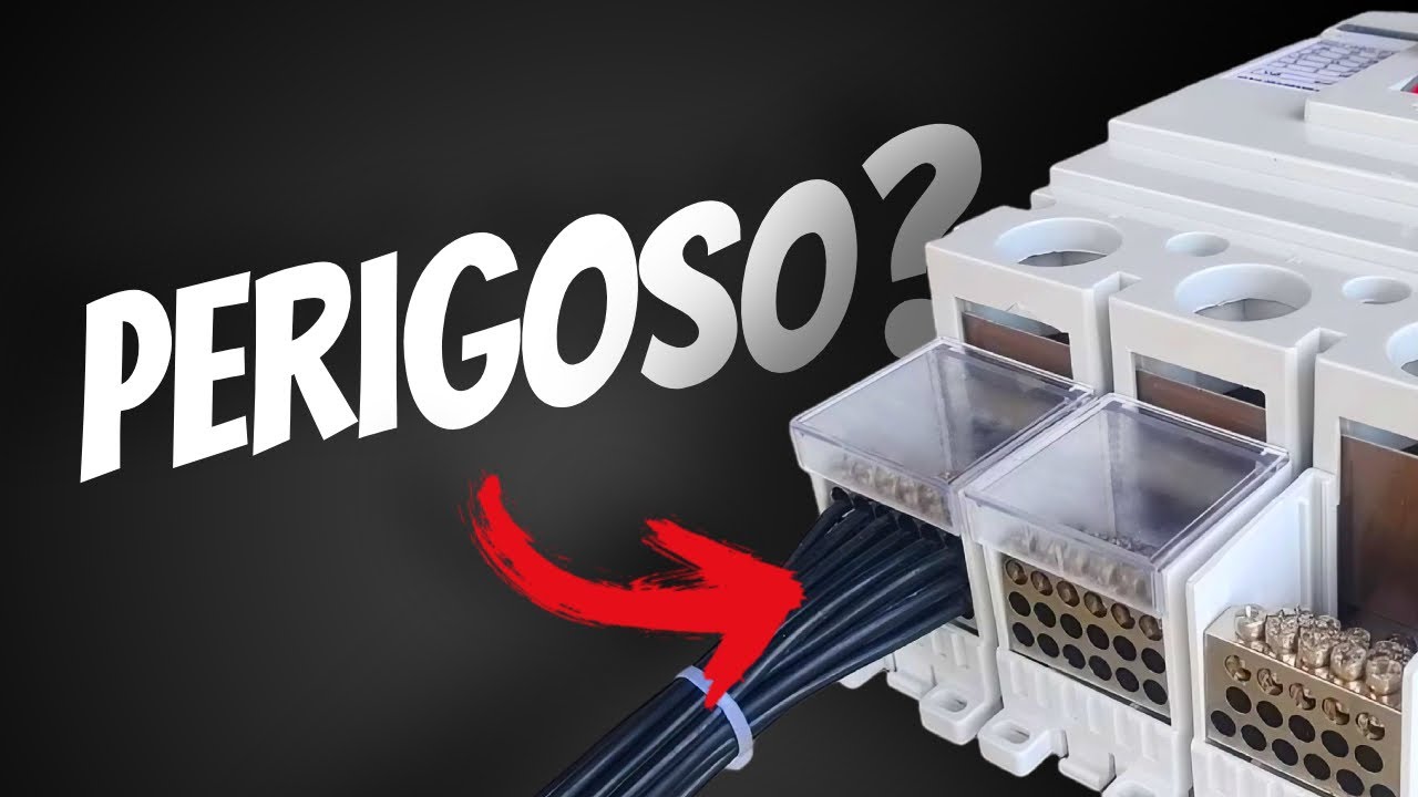 Como é a proteção usando BLOCOS DE DISTRIBUIÇÃO para disjuntor