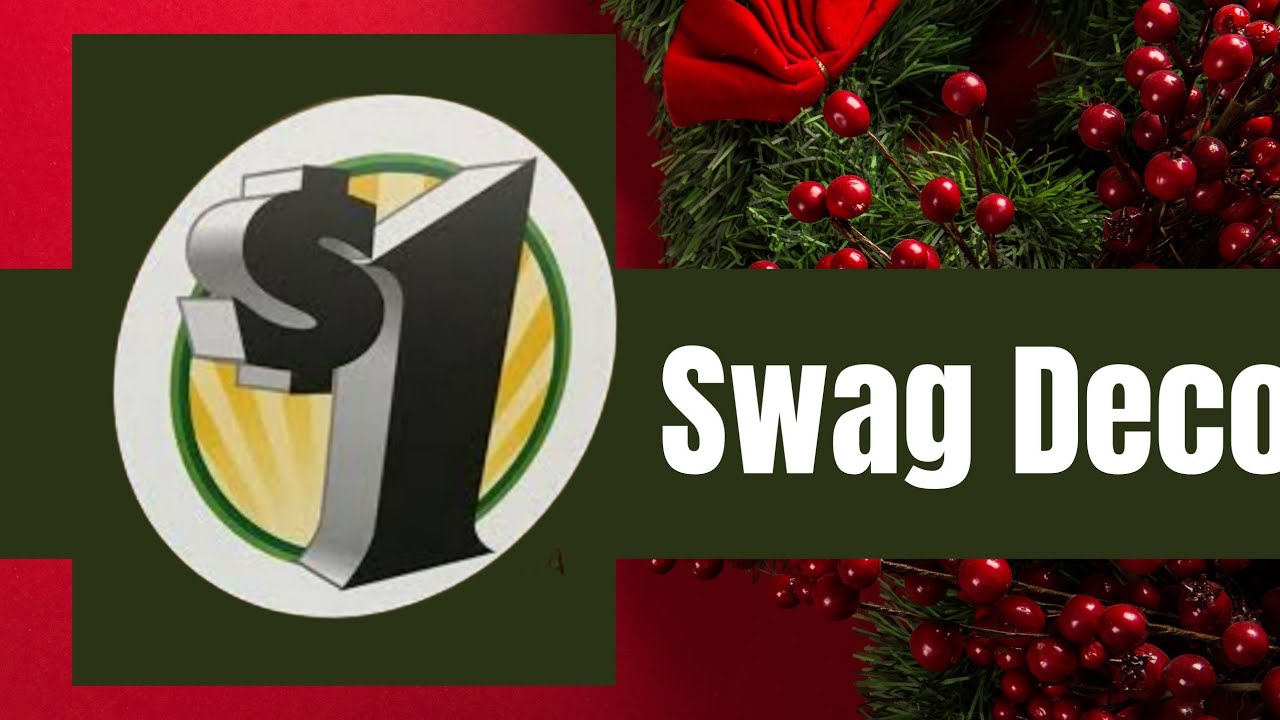 High End Christmas Swag With a tiny Pricetag