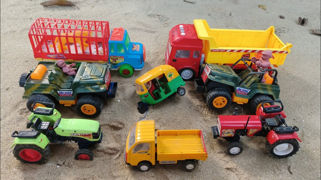 Tractor dumper truck jcb wala video 