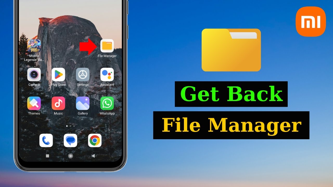 How To Fix Xiaomi Redmi File Manager Not Showing | File Manager App Missing on Android