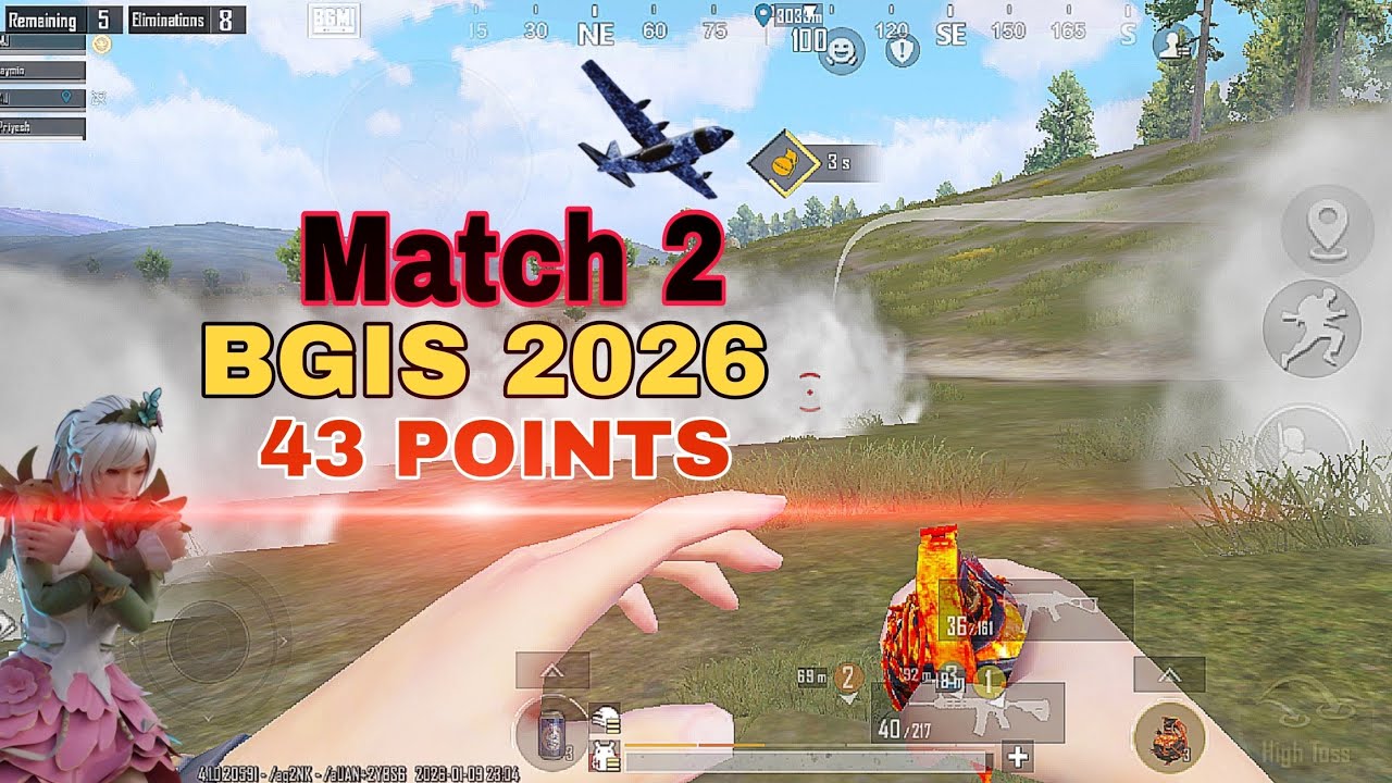 BGIS IN GAME QUALIFIER MATCH 2 - 43 POINTS🔥 WWCD