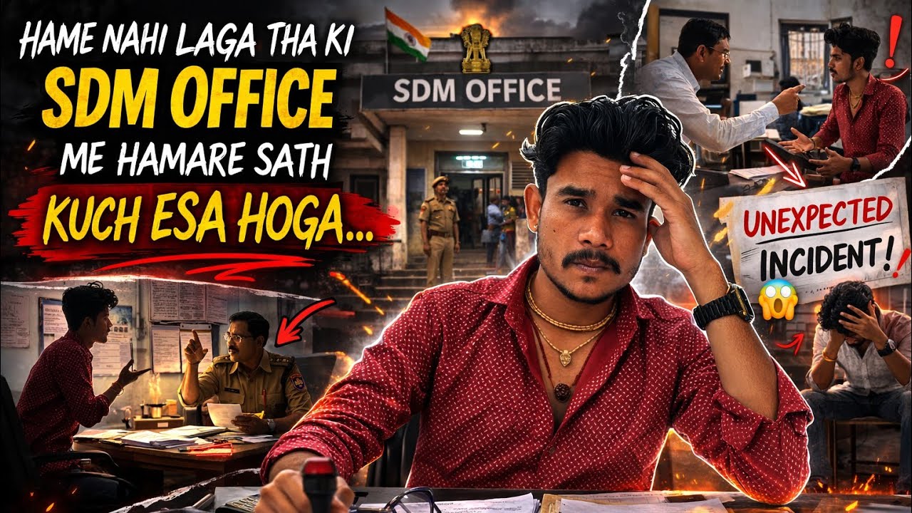 Hame Nahi Laga Tha Ki ( SDM ) Office Me Hamare Sath Kuch Esa Hoga 😱🤯हमें नहीं लगा था  #sdm #office 