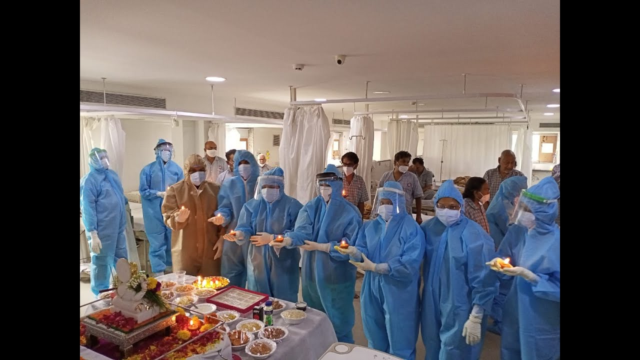 Ganpati Aarti and Chhapan Bhog Celebration at Bankers Group of Hospitals