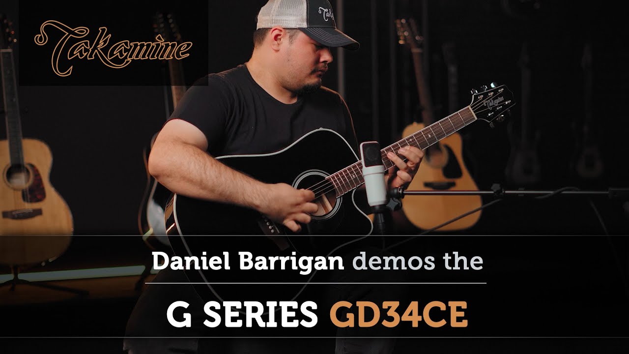 Takamine Guitars | G Series GD34 CE Demo | Daniel Barragan