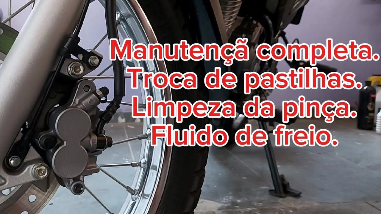 🚨 Tutorial completo troca das pastilhas de freio dianteiro XRE 190 ABS, aprenda e faça você mesmo.