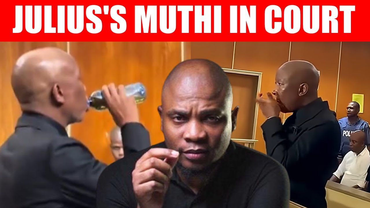 Was Julius Malema eating Muthi from Sangoma in Court ?