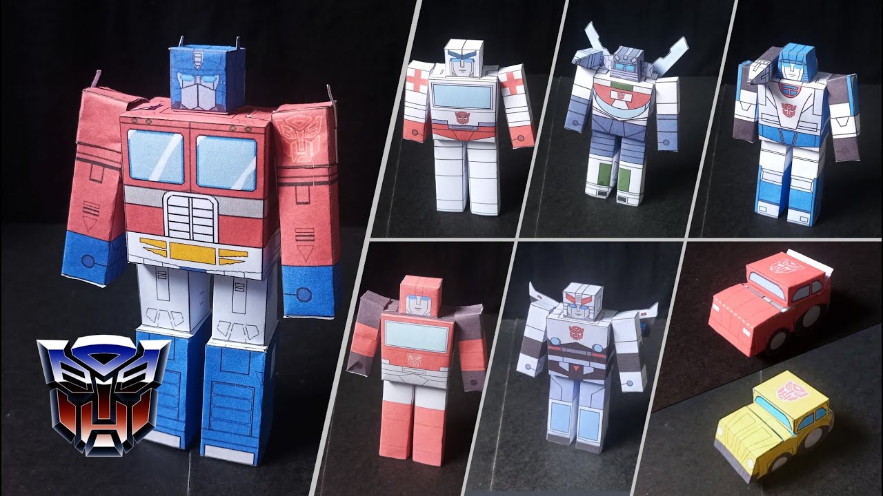 G1 AUTOBOTS PAPERCRAFT | TRANSFORMERS MADE OUT OF PAPER