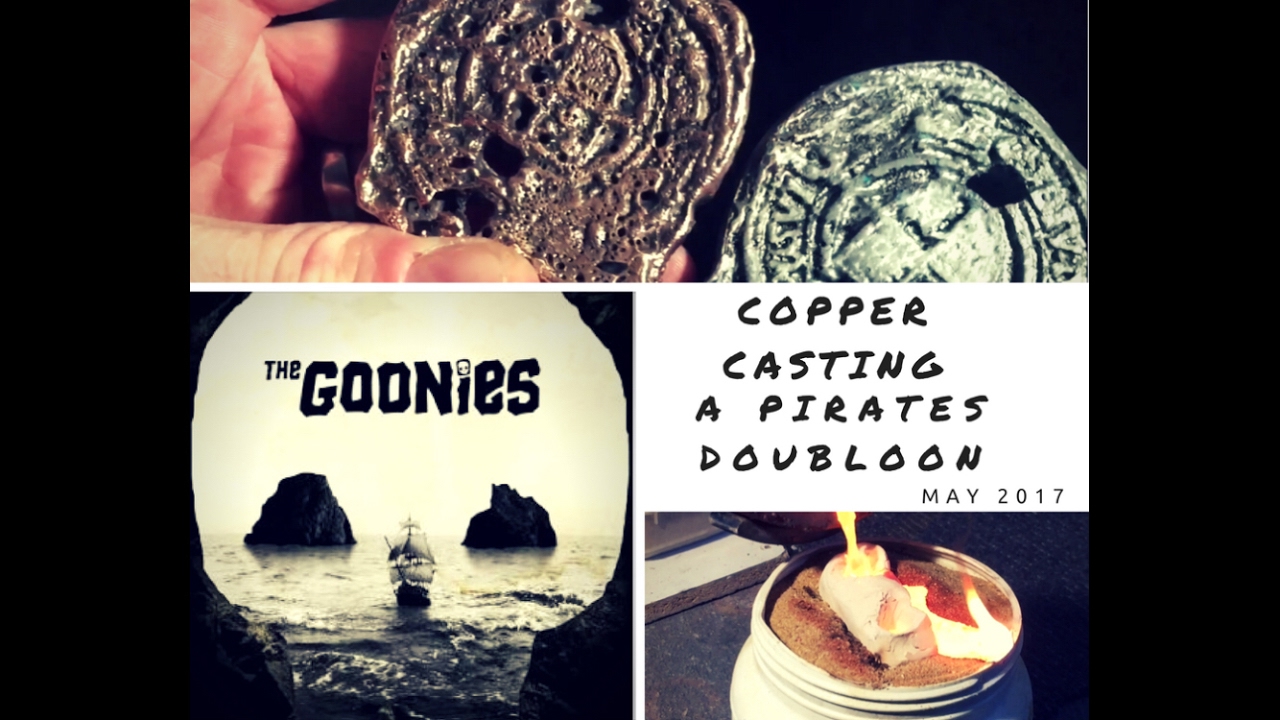 Copper Melting Video - Copper Casting Pirate Doubloons