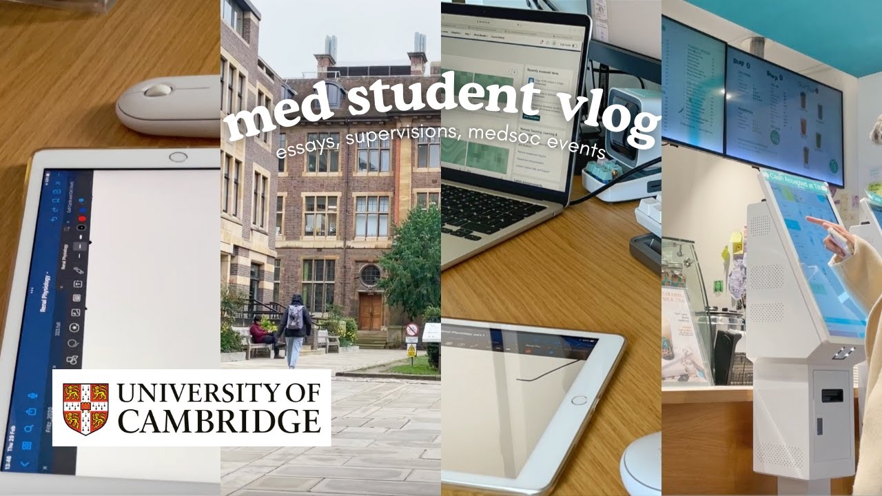 med student vlog at cambridge 💻 | essays, supervisions, medsoc events
