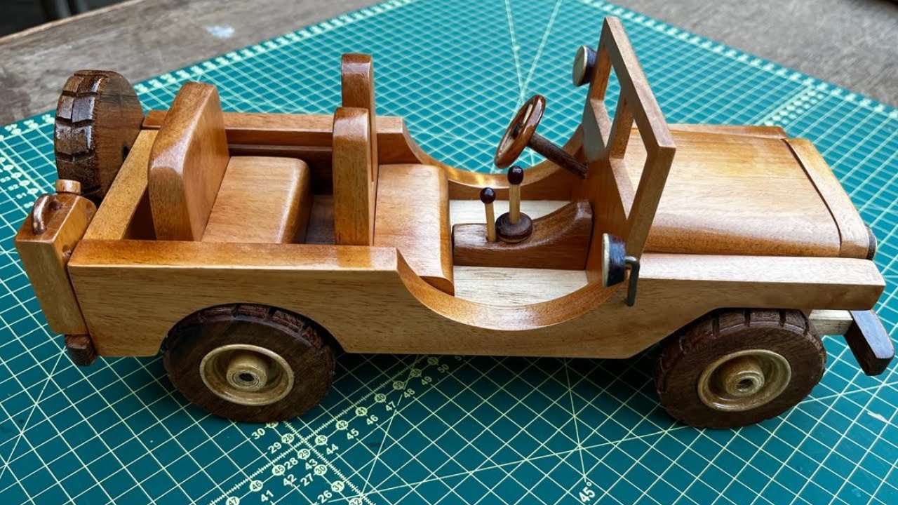 COMO FAZER JEEP DE MADEIRA PASSO A PASSO #DIY #woodworking