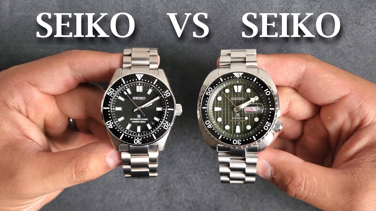Seiko SPB453 и Seiko King Turtle SRPE05 — сравнение