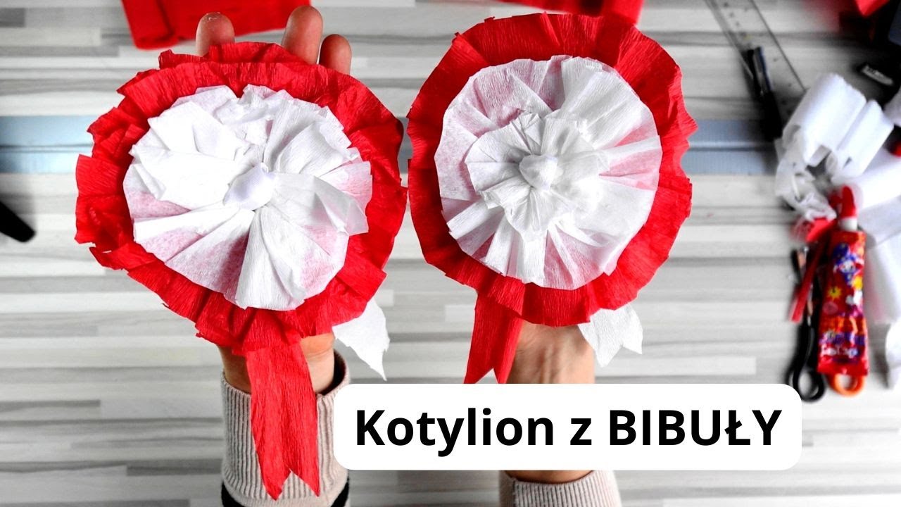 Jak zrobić kotylion z bibuły? Kotylion szybki i prosty do przygotowania! Technika
