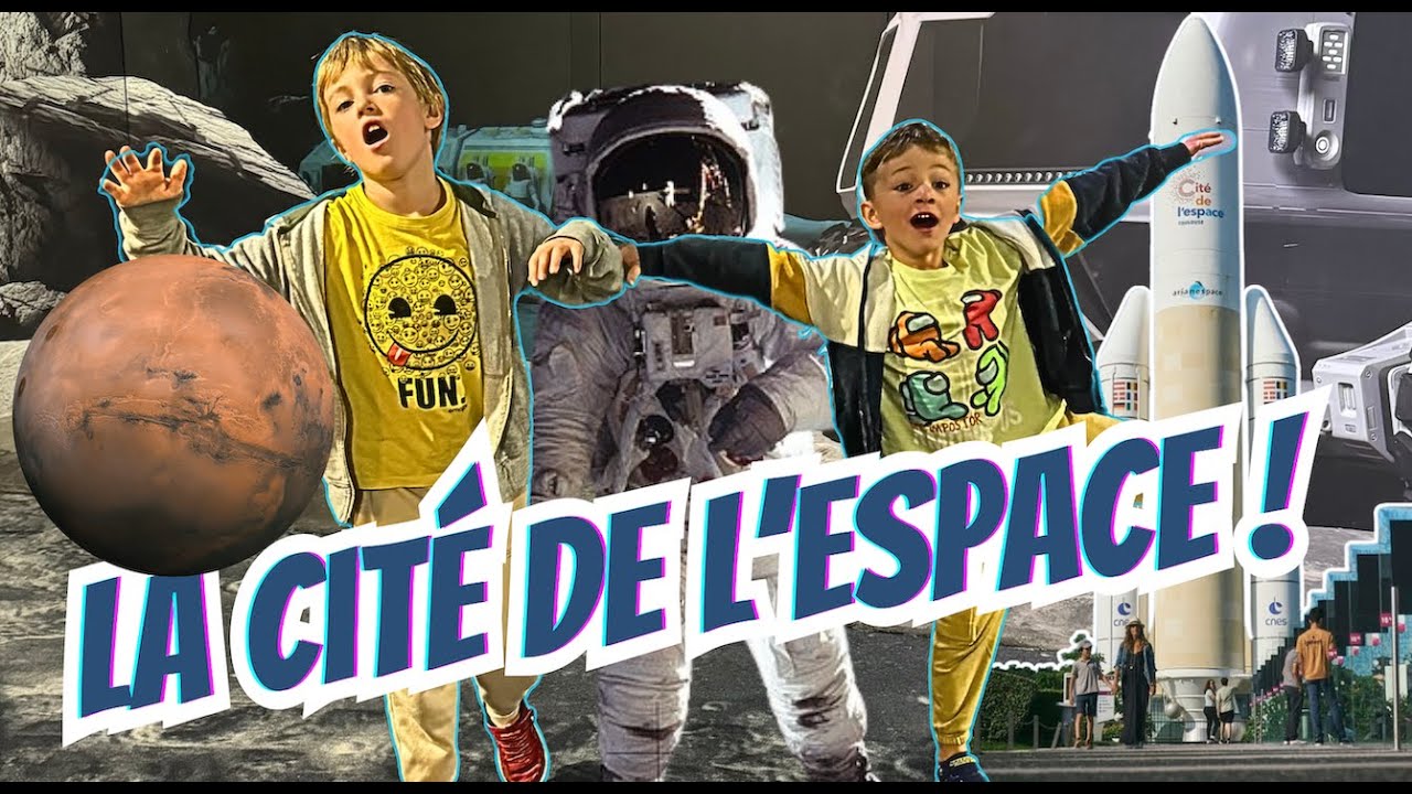 🌍 French Kids visite la Cité de l'Espace à Toulouse ! 🚀 Incroyable ! 🌟