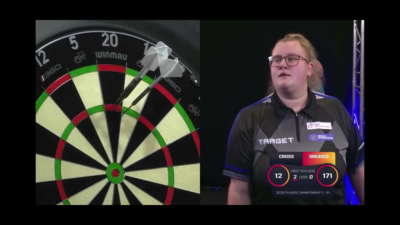 beau greaves vs rob cross player championship 2 round 1 [FULL MATCH]